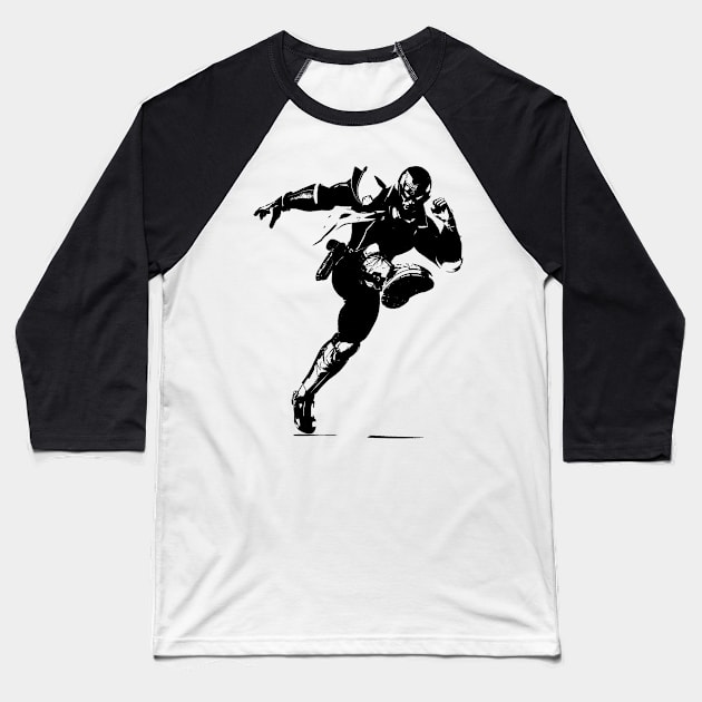 Weathered Captain Falcon Baseball T-Shirt by TortillaChief